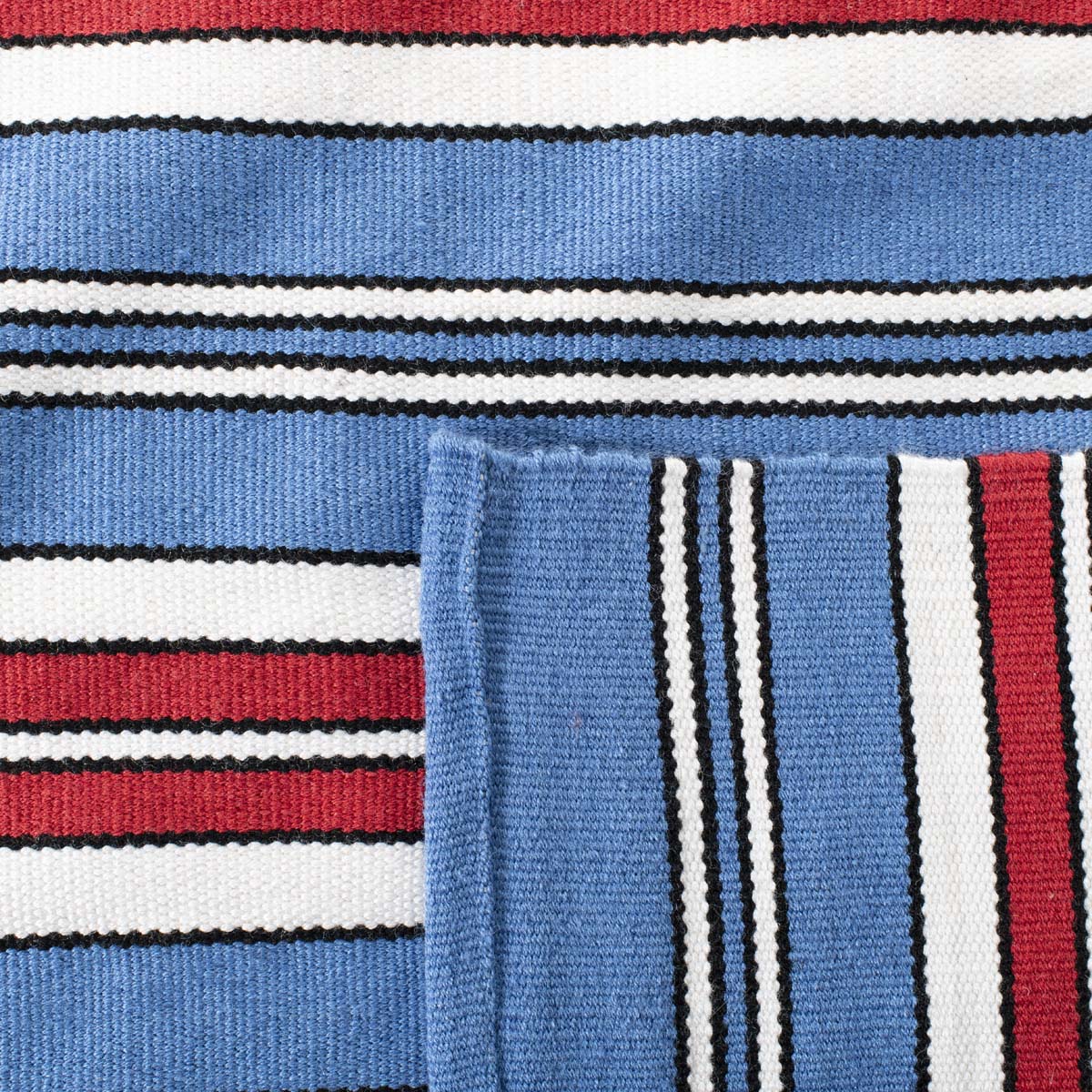 Lauren Ralph Lauren Leopold Stripe Rug, LRL2462 - ROYAL BLUE