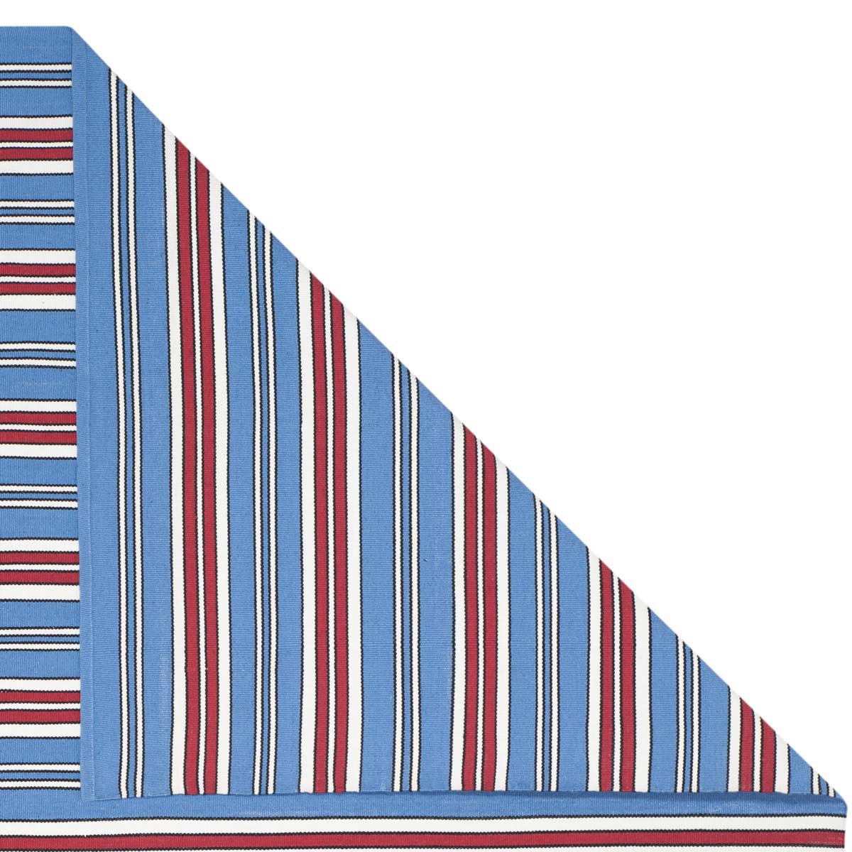 Lauren Ralph Lauren Leopold Stripe Rug, LRL2462 - ROYAL BLUE