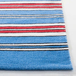 Lauren Ralph Lauren Leopold Stripe Rug, LRL2462 - ROYAL BLUE