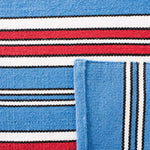 Lauren Ralph Lauren Leopold Stripe Rug, LRL2462 - ROYAL BLUE