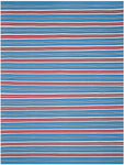 Lauren Ralph Lauren Leopold Stripe Rug, LRL2462 - ROYAL BLUE