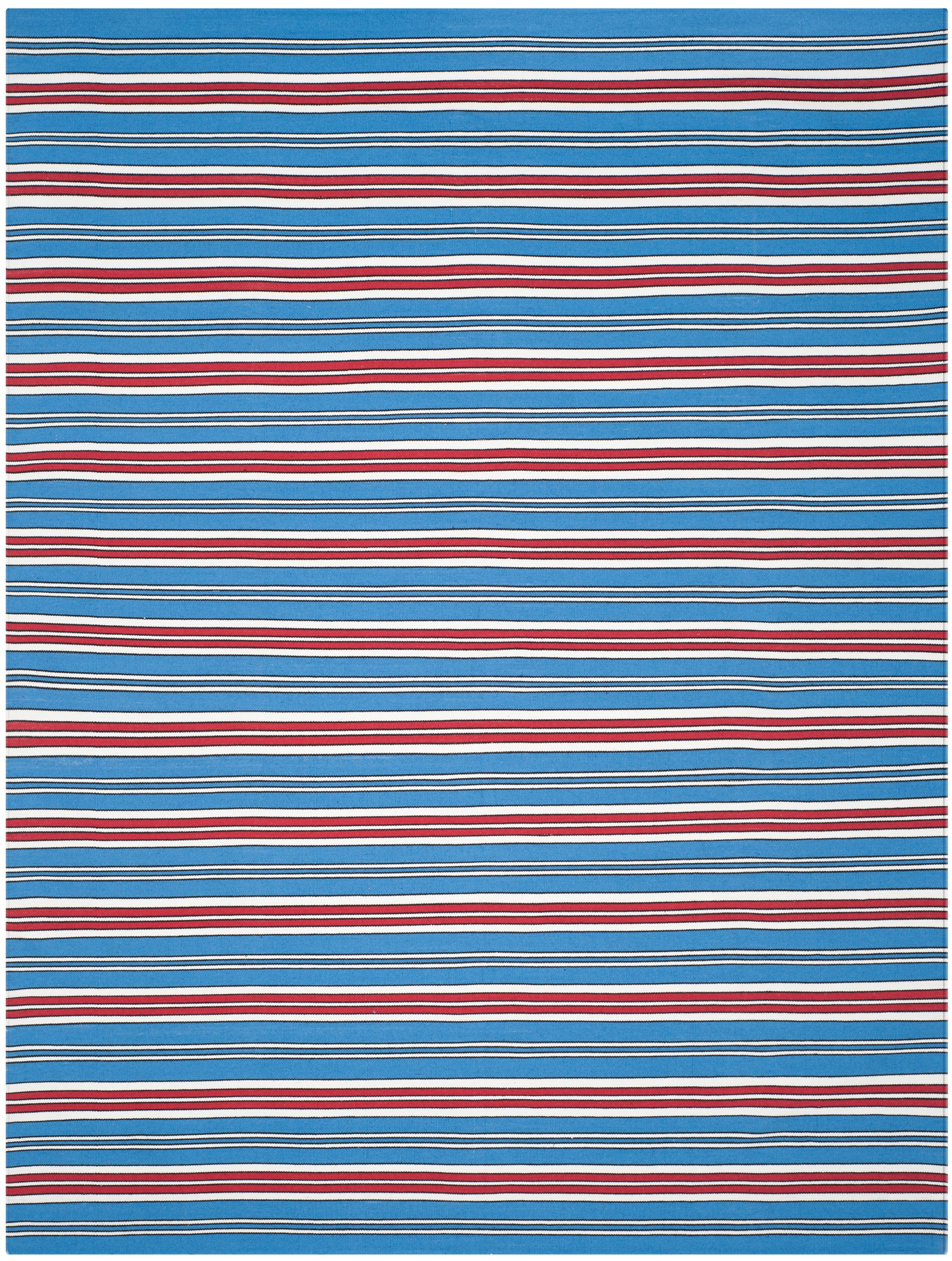 Lauren Ralph Lauren Leopold Stripe Rug, LRL2462 - ROYAL BLUE