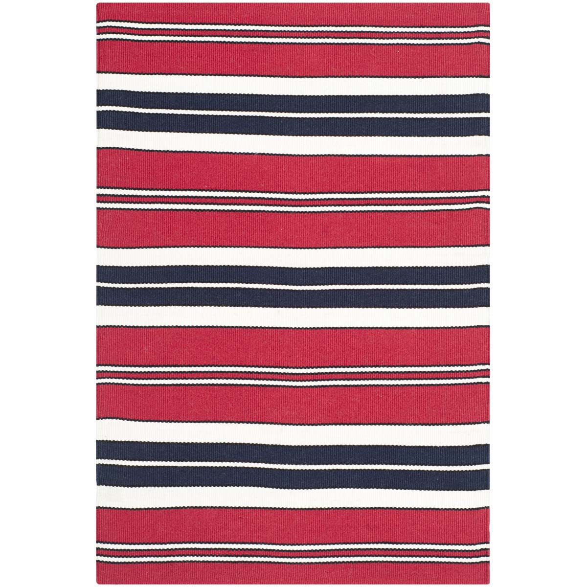 Lauren Ralph Lauren Leopold Stripe Rug, LRL2462 - RED