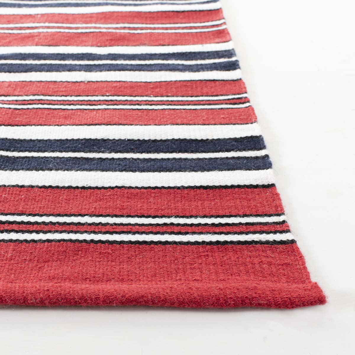 Lauren Ralph Lauren Leopold Stripe Rug, LRL2462 - RED