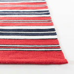 Lauren Ralph Lauren Leopold Stripe Rug, LRL2462 - RED
