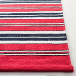 Lauren Ralph Lauren Leopold Stripe Rug, LRL2462 - RED