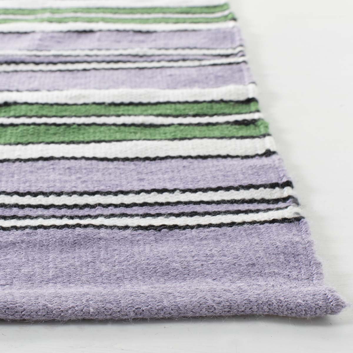 Lauren Ralph Lauren Leopold Stripe Rug, LRL2462 - LILAC