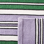 Lauren Ralph Lauren Leopold Stripe Rug, LRL2462 - LILAC