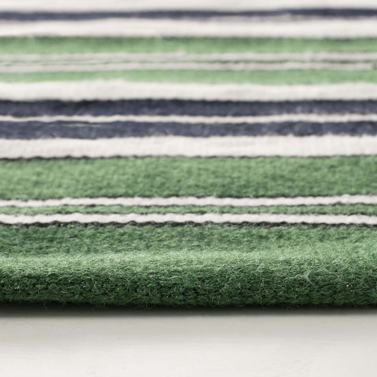 Lauren Ralph Lauren Leopold Stripe Rug, LRL2462 - GREEN
