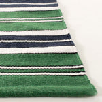 Lauren Ralph Lauren Leopold Stripe Rug, LRL2462 - GREEN