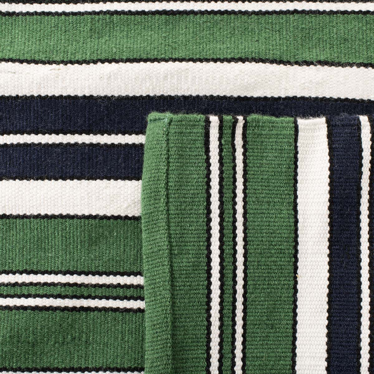 Lauren Ralph Lauren Leopold Stripe Rug, LRL2462 - GREEN