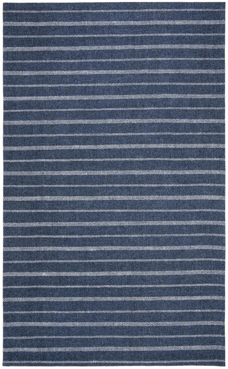 Lauren Ralph Lauren Miles Stripe Rug, LRL6400 - Navy