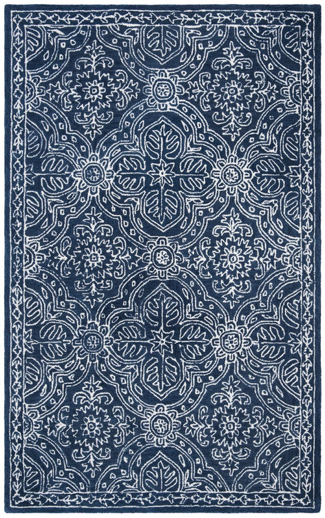 Lauren Ralph Lauren Eleanora Rug, LRL6503 - NAVY / IVORY