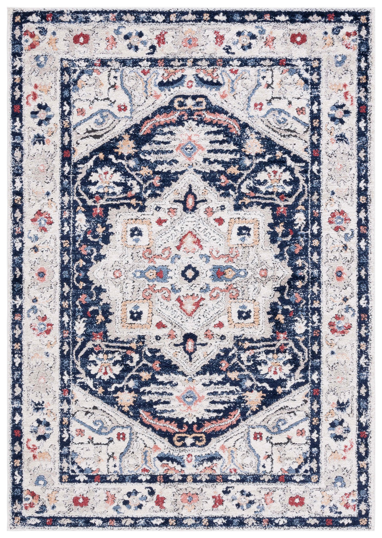 Safavieh Luna 100 Rug, LUN100 - Beige / Navy