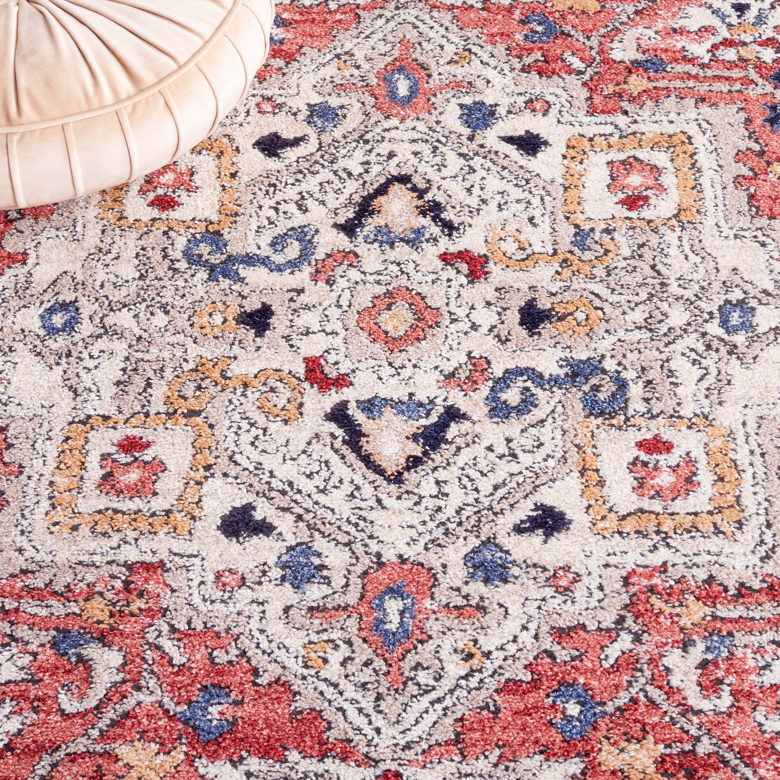 Safavieh Luna 100 Rug, LUN100 - Beige / Rust