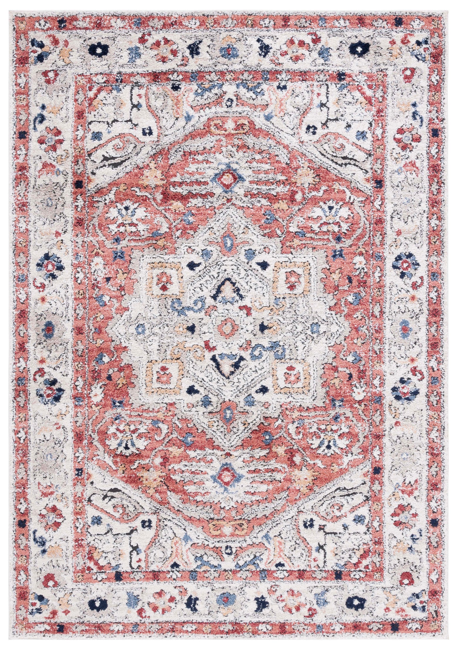 Safavieh Luna 100 Rug, LUN100 - Beige / Rust