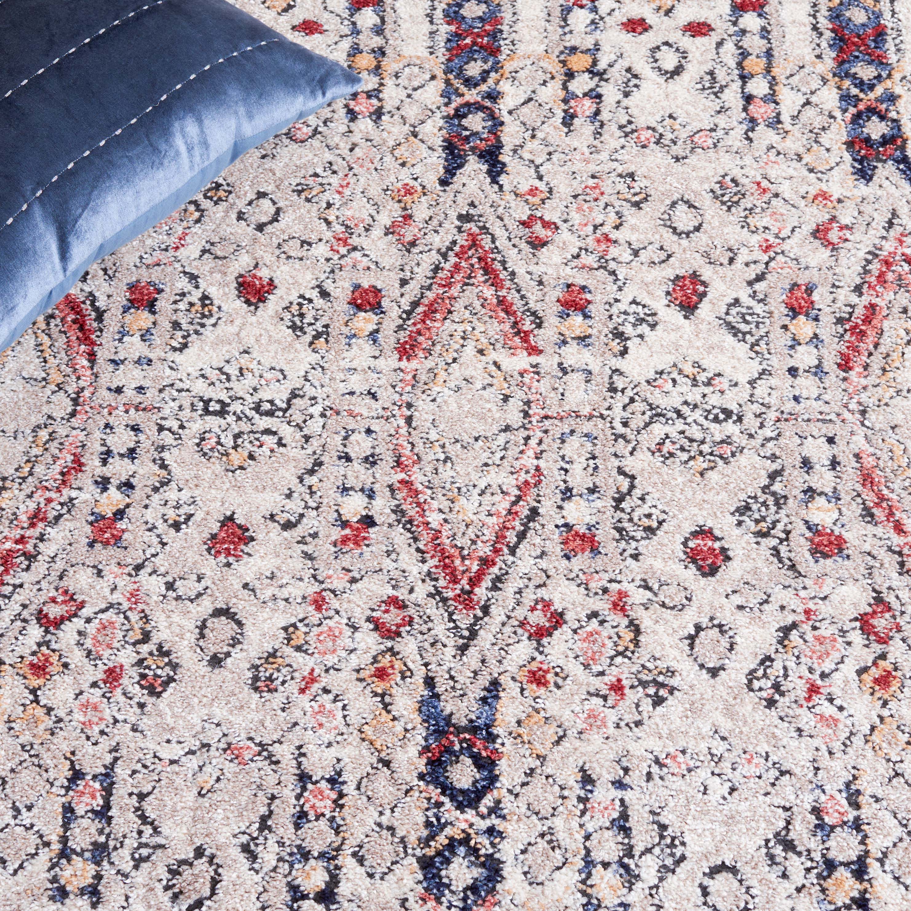 Safavieh Luna 101 Rug, LUN101 - Beige / Blue Rust