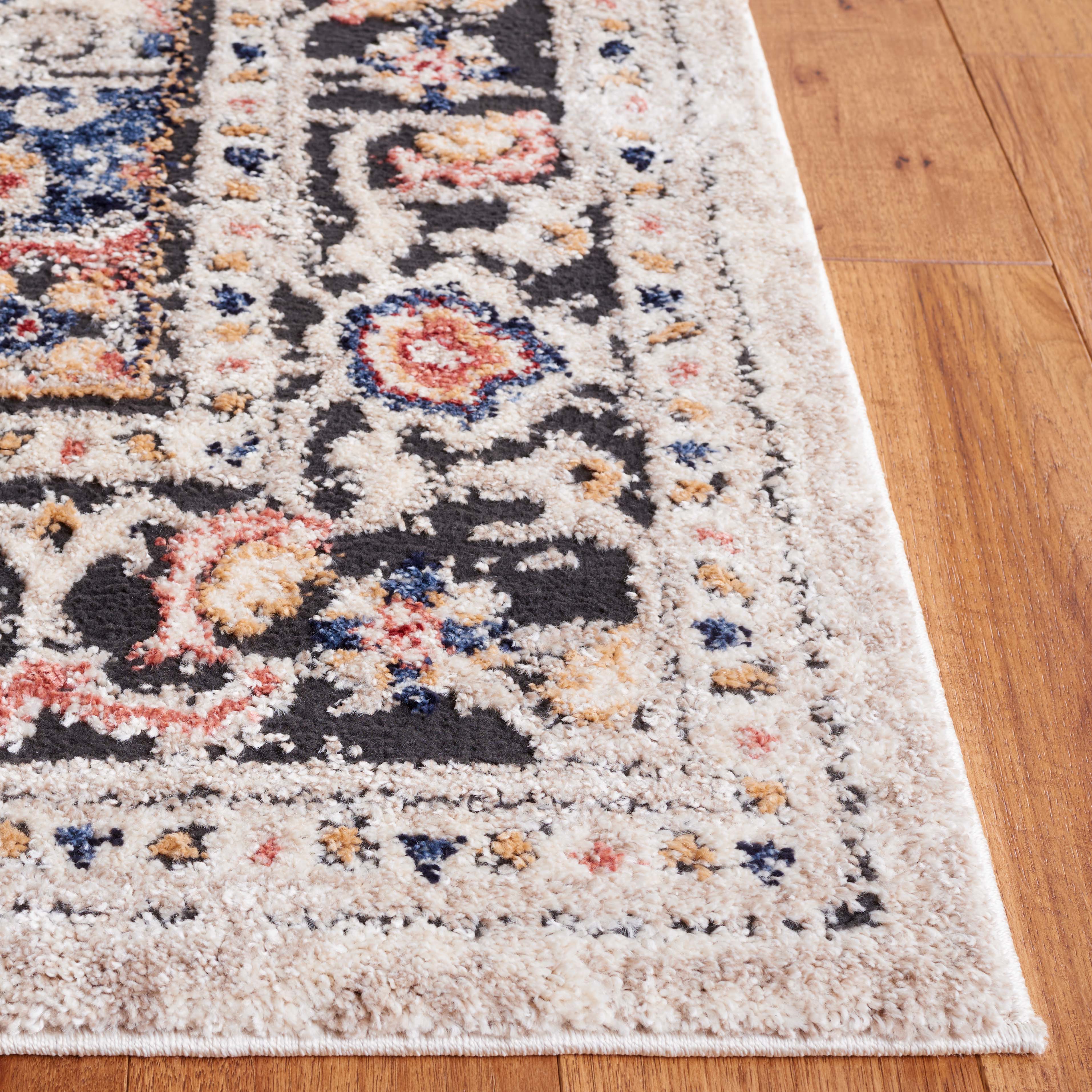 Safavieh Luna 104 Rug, LUN104 - Beige / Black Rust
