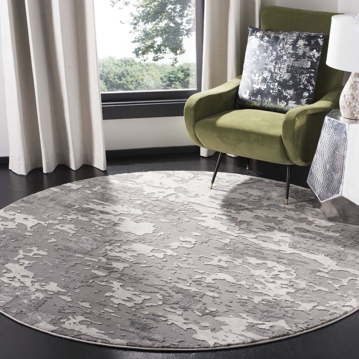 Safavieh Lurex 100 184 Rug, LUR184 - Grey / Light Grey