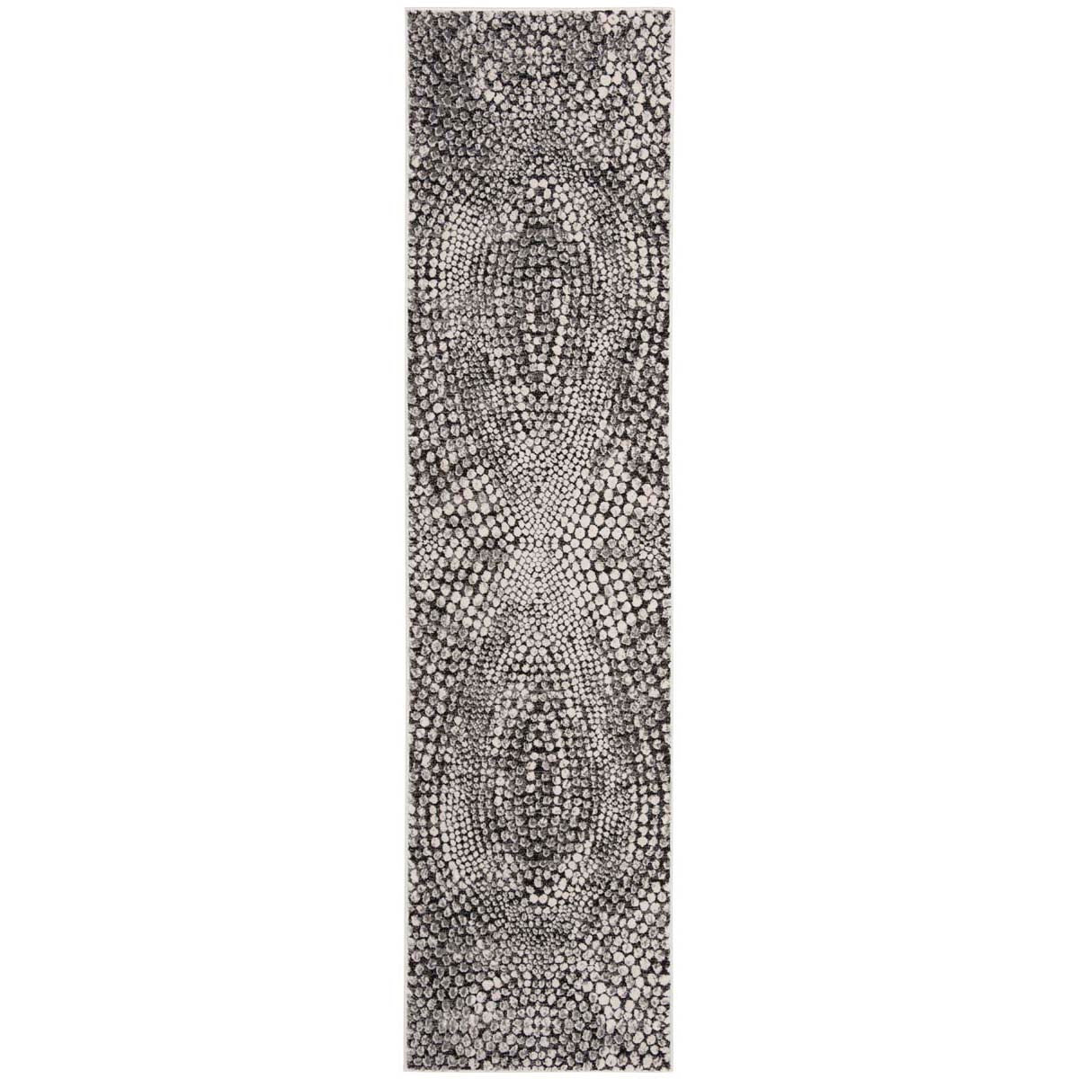 Safavieh Lurex 100 185 Rug, LUR185 - Black / Light Grey