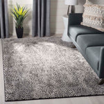 Safavieh Lurex 100 185 Rug, LUR185 - Black / Light Grey