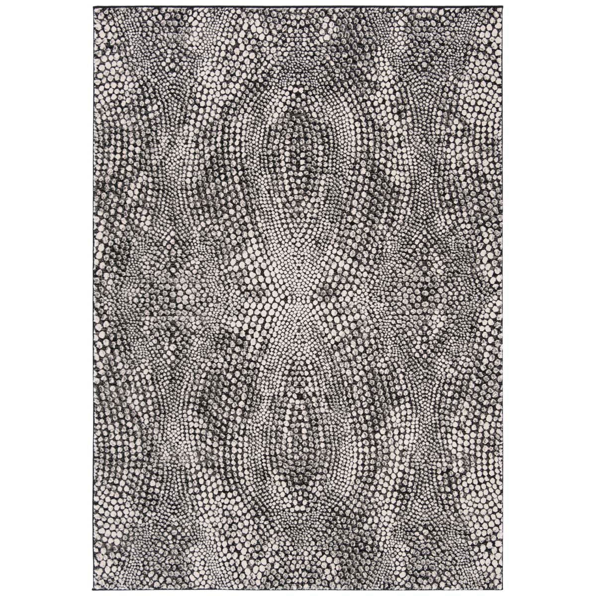 Safavieh Lurex 100 185 Rug, LUR185 - Black / Light Grey