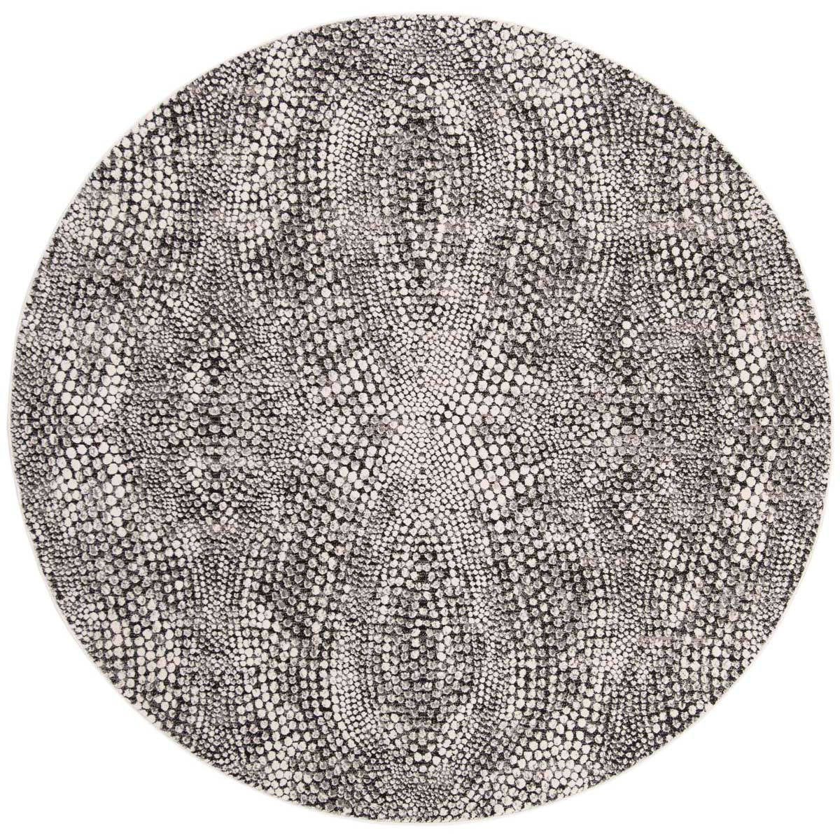 Safavieh Lurex 100 185 Rug, LUR185 - Black / Light Grey