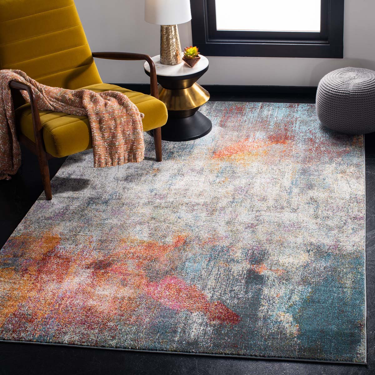 Safavieh Luxor 312 Rug, LUX312 - Ivory / Blue