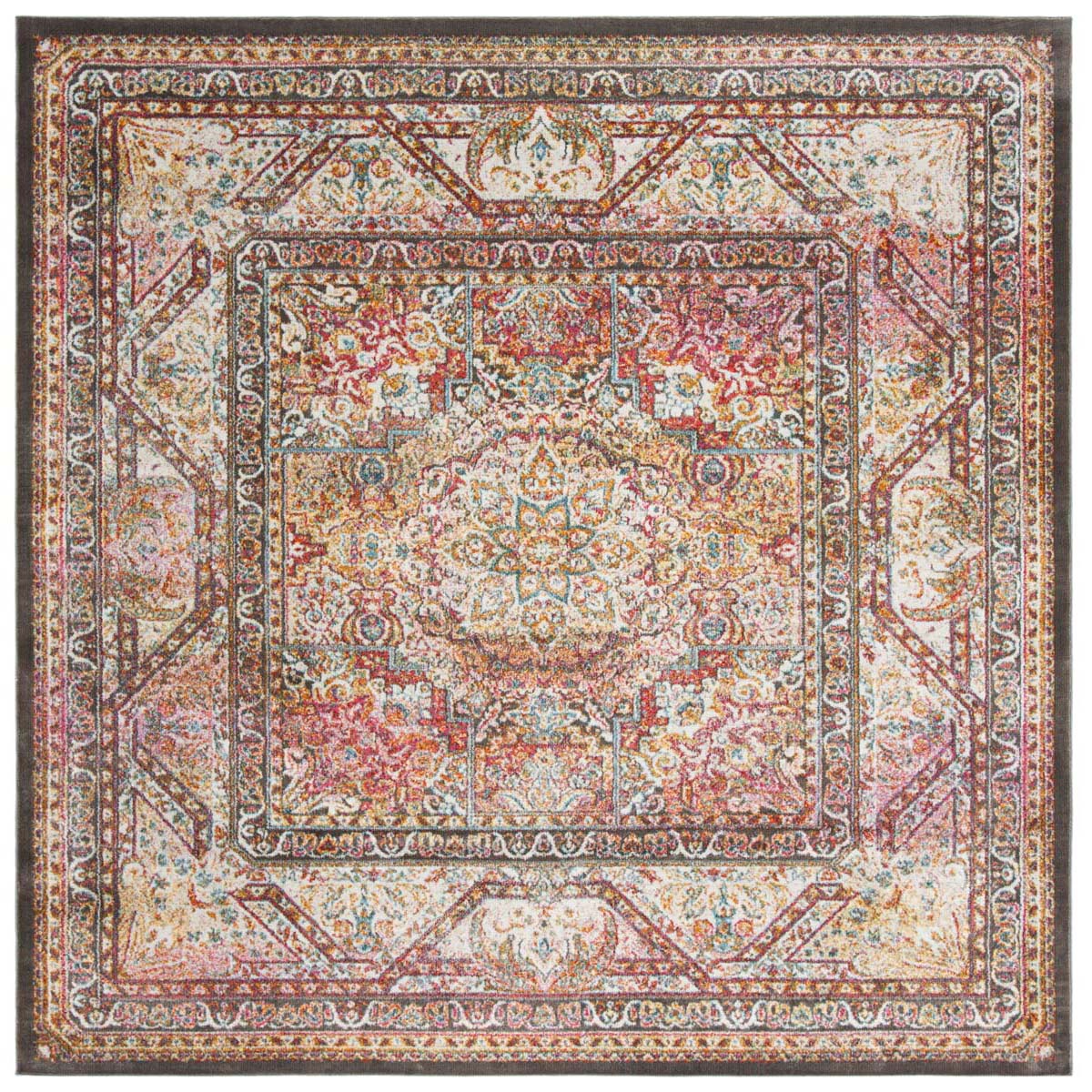 Safavieh Luxor 322 Rug, LUX322 - Ivory / Fuchsia