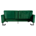 Safavieh Tribeca Foldable Sofa Bed , LVS2001 - Emerald / Steel