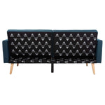Safavieh Murray Foldable Futon Bed With Pillow , LVS2004 - Navy / Natural