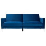 Safavieh Chelsea Foldable Futon Bed , LVS2005 - Navy / Chrome