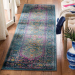 Safavieh Madison 122 Rug, MAD122 - BLUE / FUCHSIA