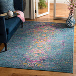 Safavieh Madison 122 Rug, MAD122 - BLUE / FUCHSIA