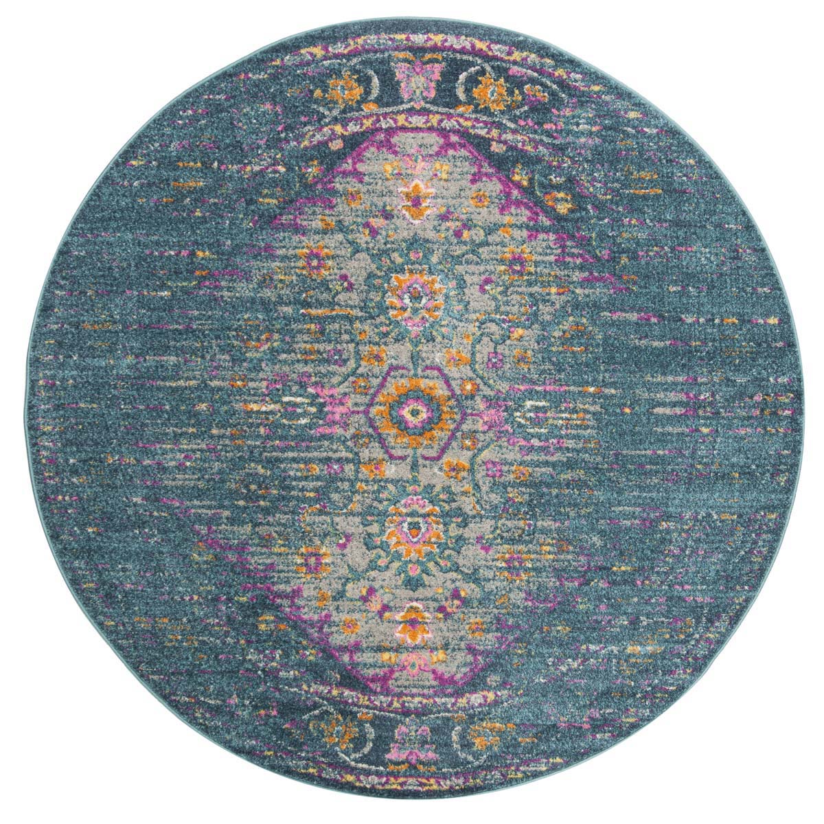 Safavieh Madison 122 Rug, MAD122 - BLUE / FUCHSIA