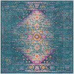 Safavieh Madison 122 Rug, MAD122 - BLUE / FUCHSIA