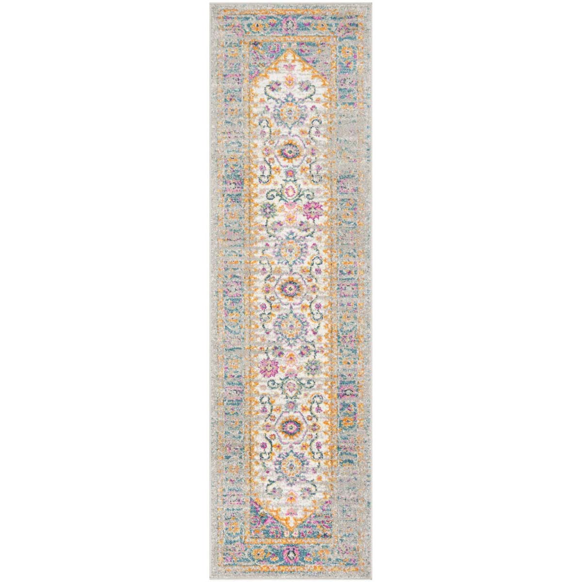 Safavieh Madison 122 Rug, MAD122 - LIGHT GREY / FUCHSIA