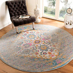 Safavieh Madison 122 Rug, MAD122 - LIGHT GREY / FUCHSIA