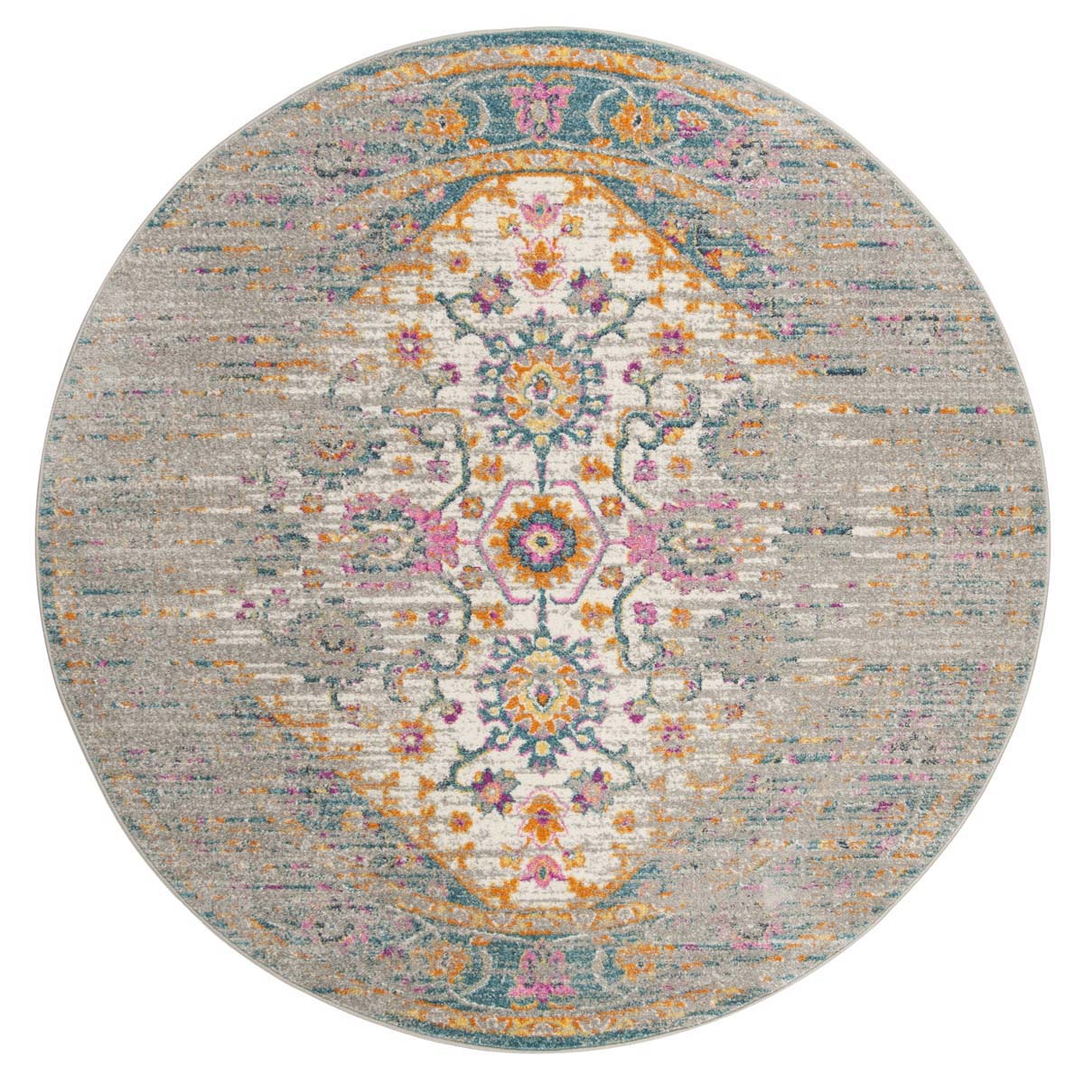 Safavieh Madison 122 Rug, MAD122 - LIGHT GREY / FUCHSIA