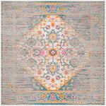 Safavieh Madison 122 Rug, MAD122 - LIGHT GREY / FUCHSIA