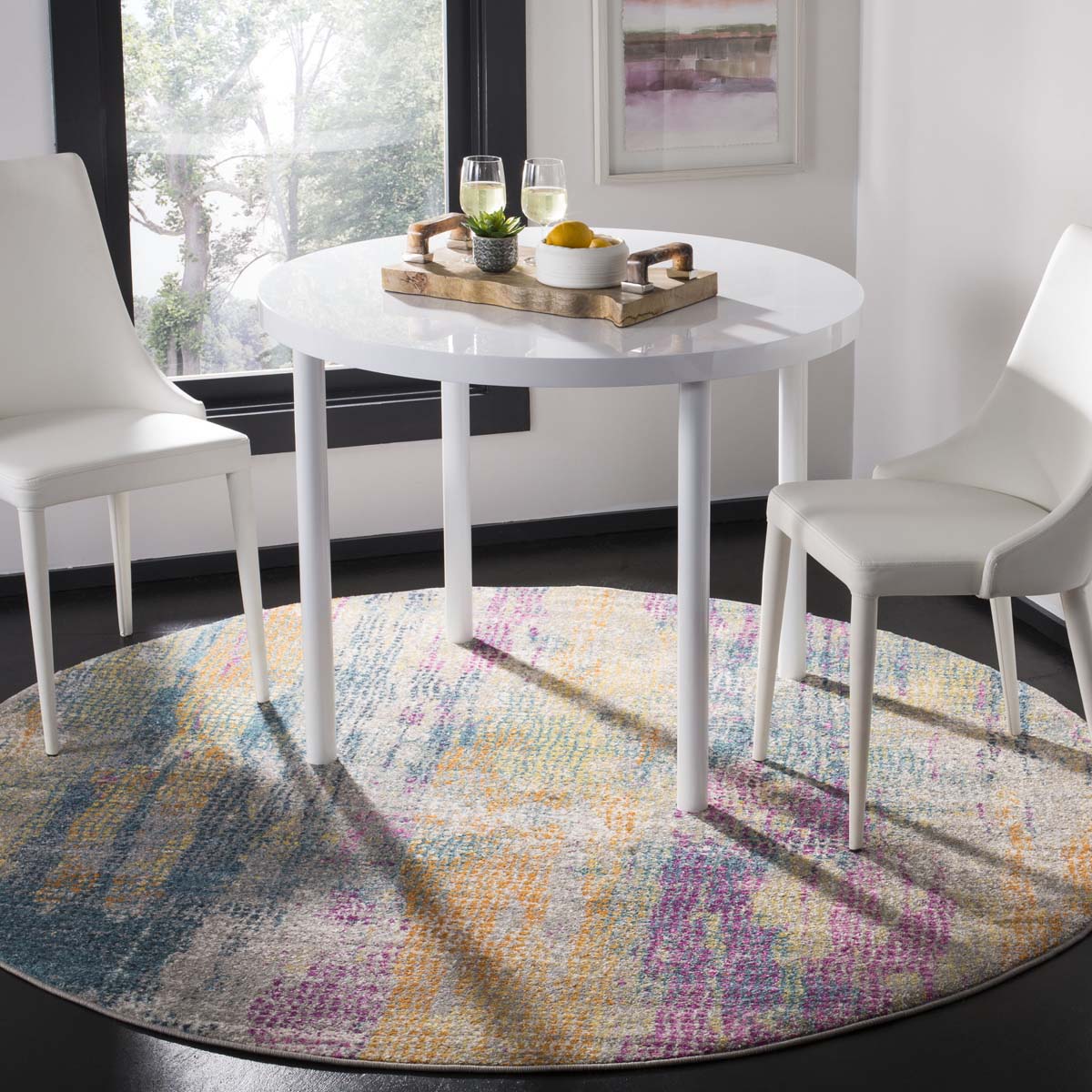 Safavieh Madison 123 Rug, MAD123 - BLUE / FUCHSIA