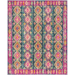 Safavieh Madison 129 Rug, MAD129 - FUCHSIA / BLUE