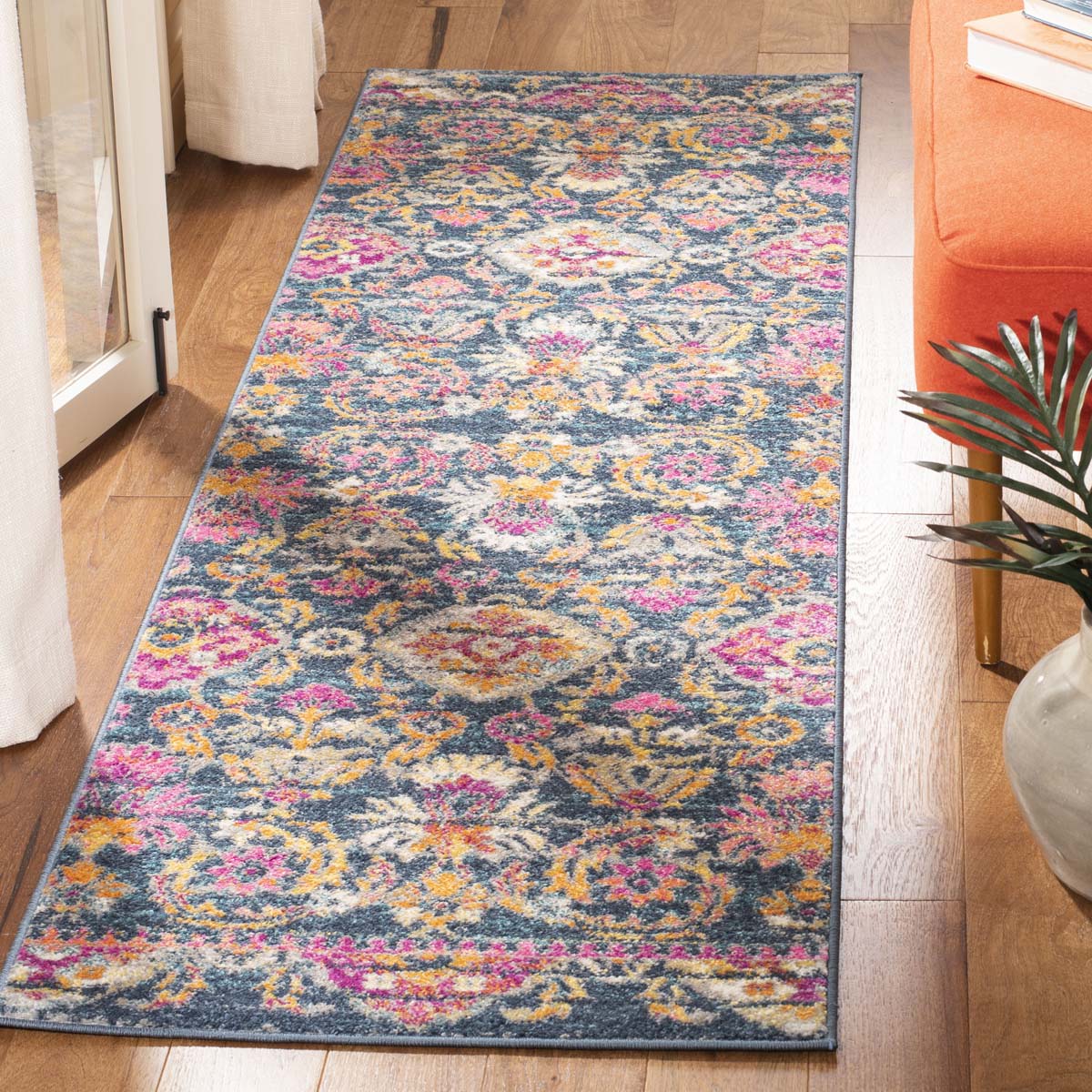 Safavieh Madison 130 Rug, MAD130 - BLUE / FUCHSIA