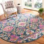 Safavieh Madison 130 Rug, MAD130 - BLUE / FUCHSIA