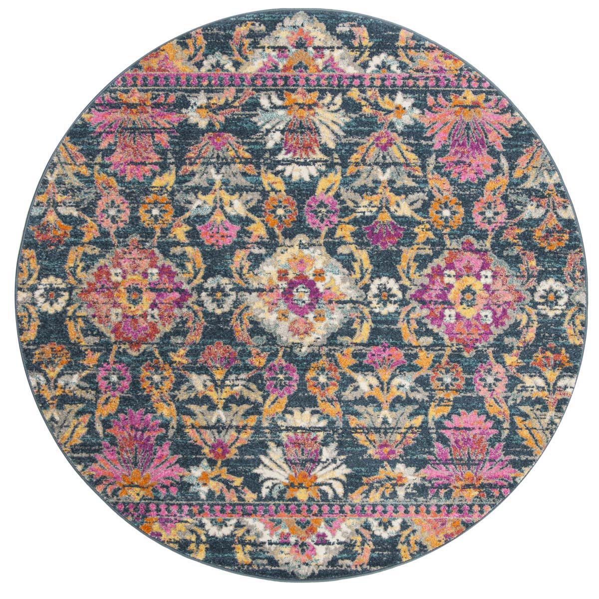 Safavieh Madison 130 Rug, MAD130 - BLUE / FUCHSIA