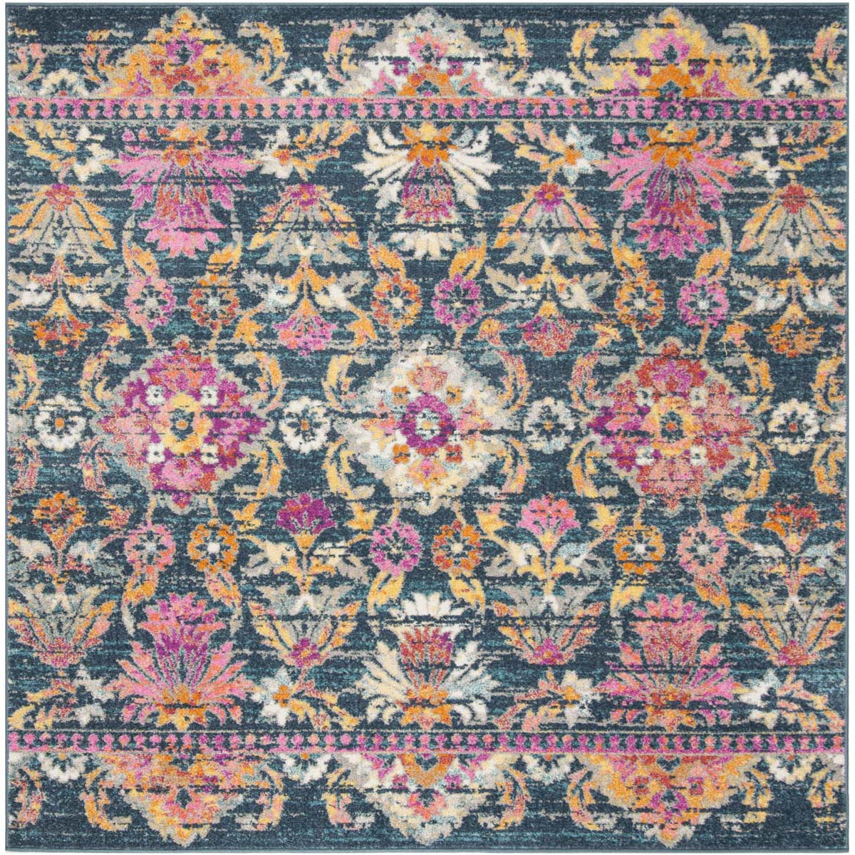 Safavieh Madison 130 Rug, MAD130 - BLUE / FUCHSIA