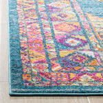 Safavieh Madison 133 Rug, MAD133 - LIGHT BLUE / ORANGE