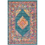 Safavieh Madison 133 Rug, MAD133 - LIGHT BLUE / ORANGE