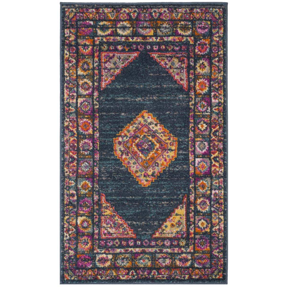 Safavieh Madison 133 Rug, MAD133 - BLUE / FUCHSIA