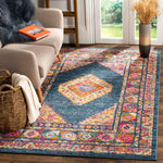 Safavieh Madison 133 Rug, MAD133 - BLUE / FUCHSIA